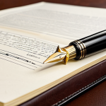 몽블랑과 파카의 고급 필기구 비교 - Montblanc Elegance**

"A close-up shot of a Montblanc Meisterstück fountain pen resting on a leather...