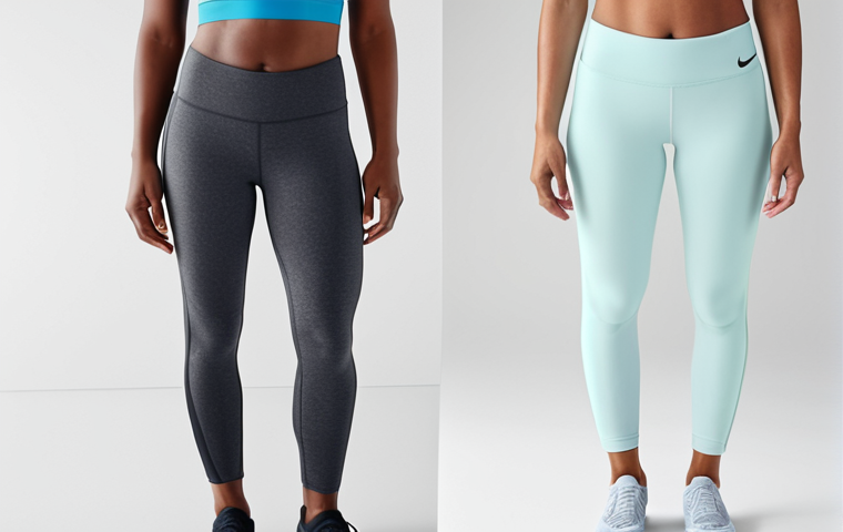 룰루레몬 vs 나이키 요가웨어 비교 - Nike Activewear Running**

"A female athlete, fully clothed in appropriate Nike running gear, runnin...